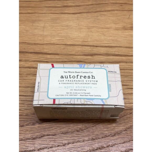 White Barn Candle Co Autofresh Replacement Refill Pads - April Showers‎ - Picture 1 of 3